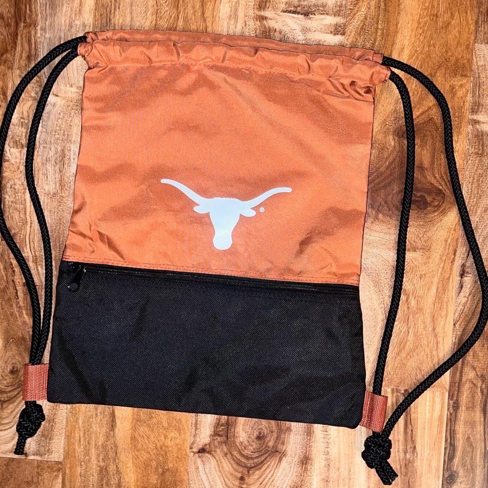Texas Longhorns sprint backpack with drawstring shoulder straps